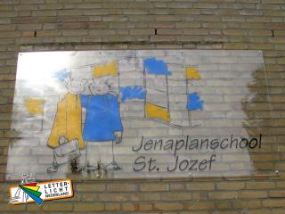 Naambord glashelder plexiglas met afbeelding